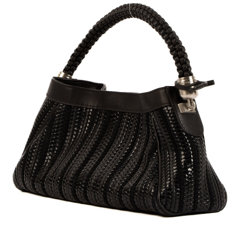 Shop 100% authentic second-hand Delvaux Black Toile de Cuir Bag on Labellov.com