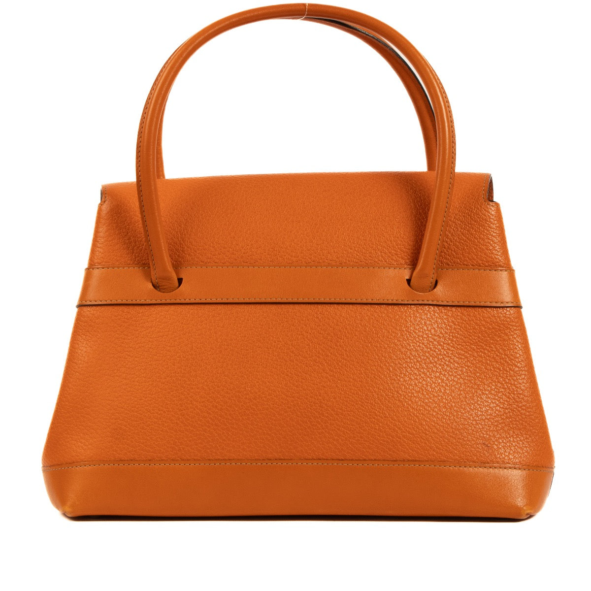 Shop 100% authentic second-hand Deux de Delvaux Orange Handbag on Labellov.com