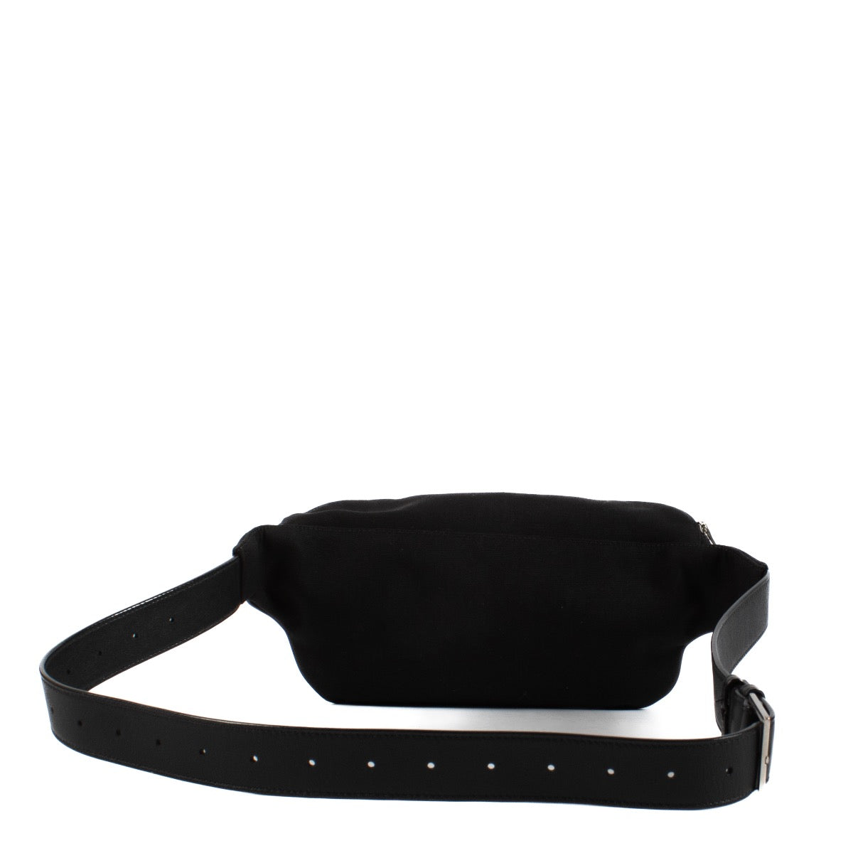 Shop safe online at Labellov in Antwerp, Brussels and Knokke this 100% authentic second hand Saint Laurent Black Canvas Monogram Belt Bag