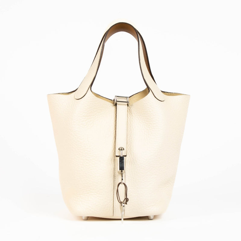 Hermès Picotin Lock 18 Eclat Nata/Sésame Clemence/Swift PHW