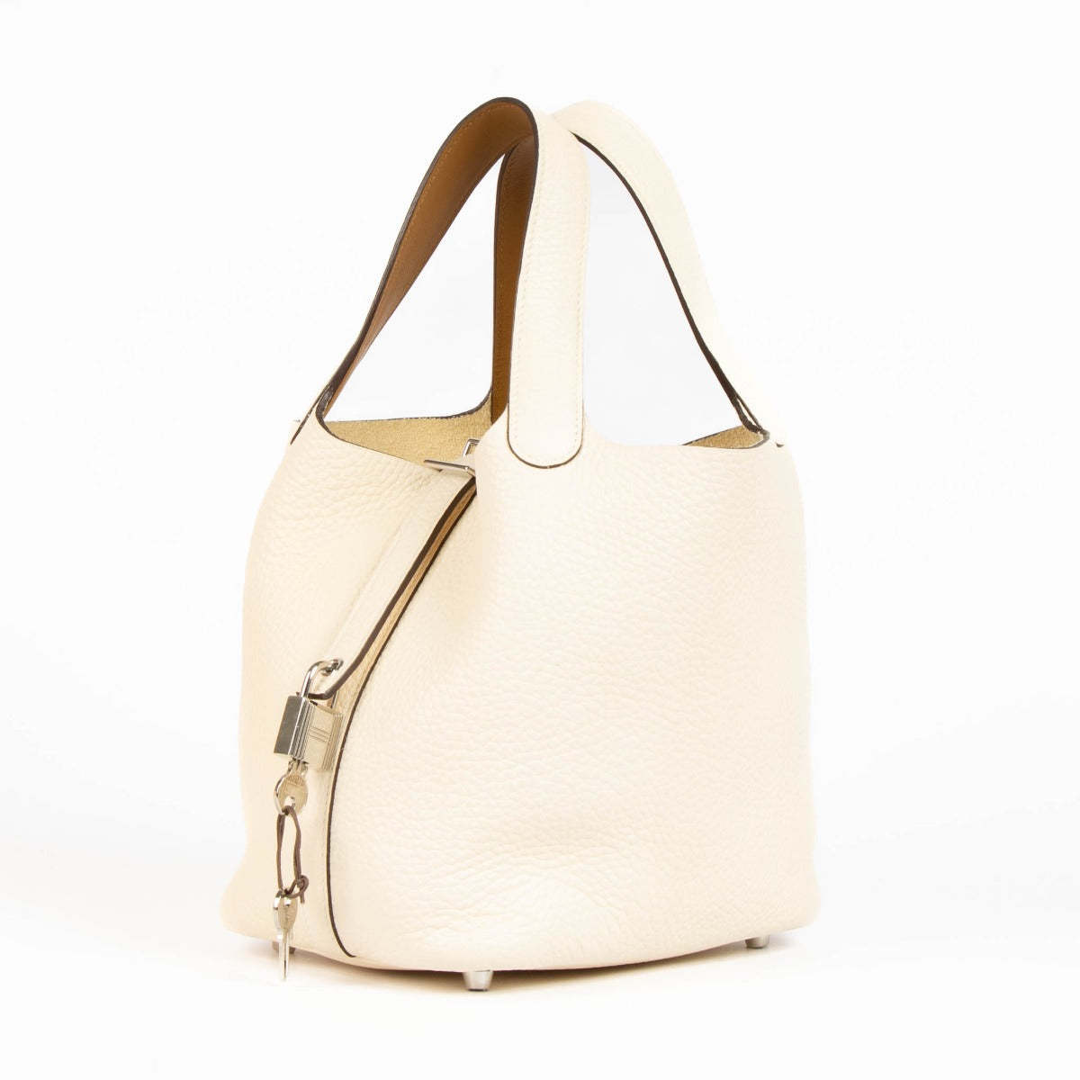 Hermès Picotin Lock 18 Eclat Nata/Sésame Clemence/Swift PHW