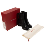 Shop 100% authentic second-hand Salvatore Ferragamo Joy 85 Leather Ankle Boots on Labellov.com