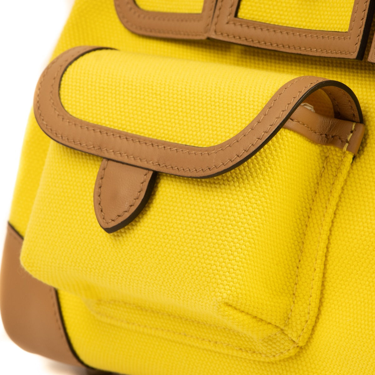 Hermès Birkin Cargo 25 Jaune Citron/Chai Toile Goeland/Swift PHW