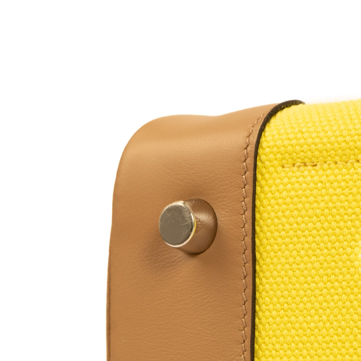 Hermès Birkin Cargo 25 Jaune Citron/Chai Toile Goeland/Swift PHW
