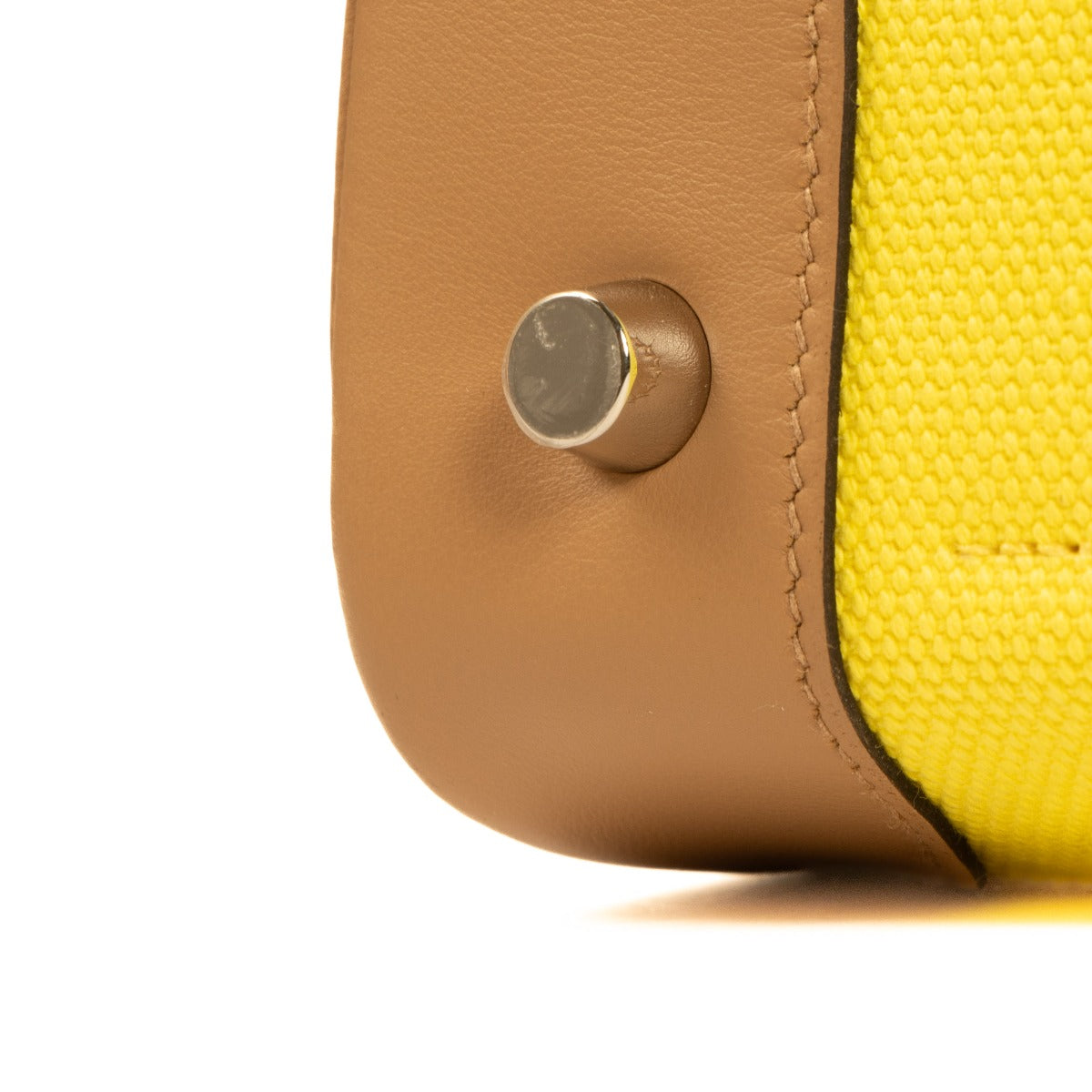 Hermès Birkin Cargo 25 Jaune Citron/Chai Toile Goeland/Swift PHW