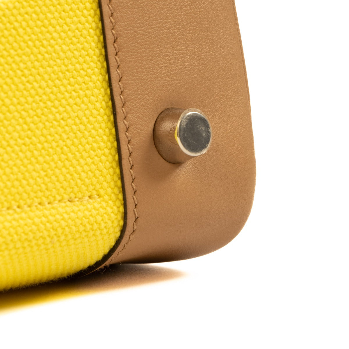 Hermès Birkin Cargo 25 Jaune Citron/Chai Toile Goeland/Swift PHW