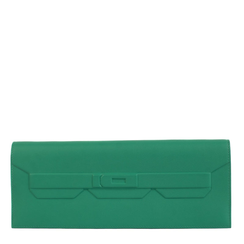 Hermès Birkin Shadow Pochette Vert Vertigo Swift