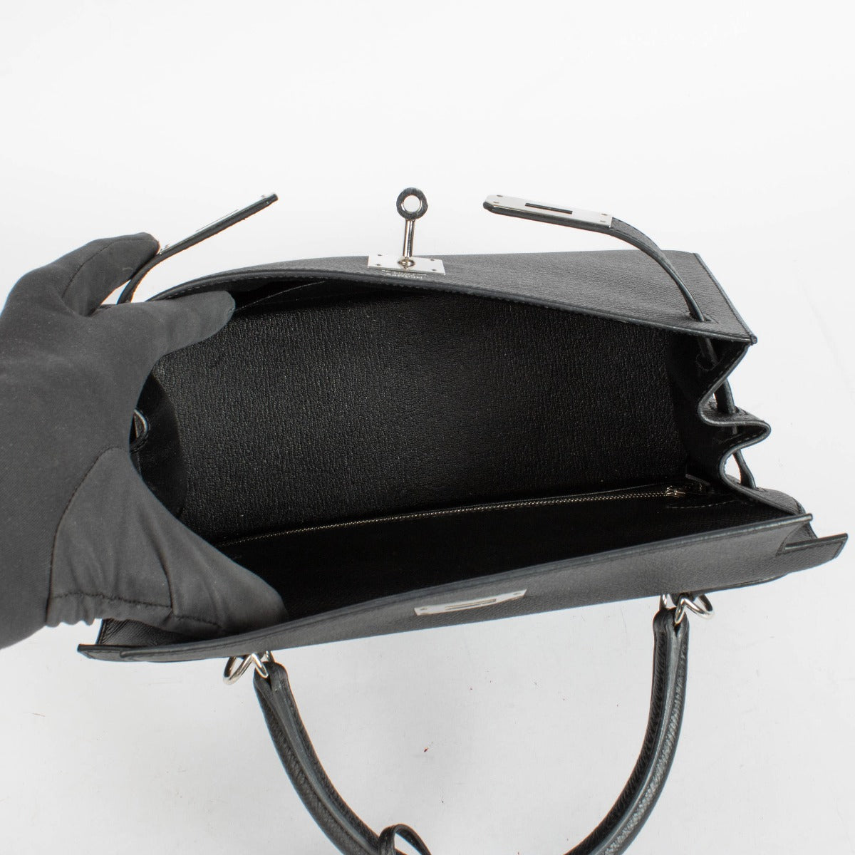 Hermès Kelly 28 Noir Epsom PHW