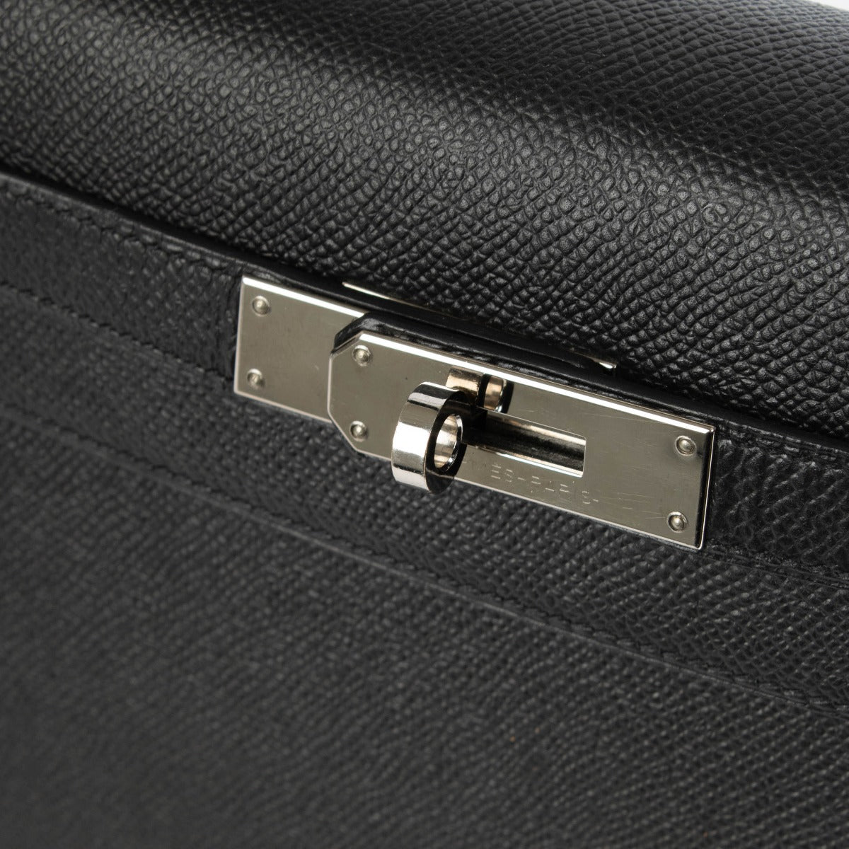 Hermès Kelly 28 Noir Epsom PHW