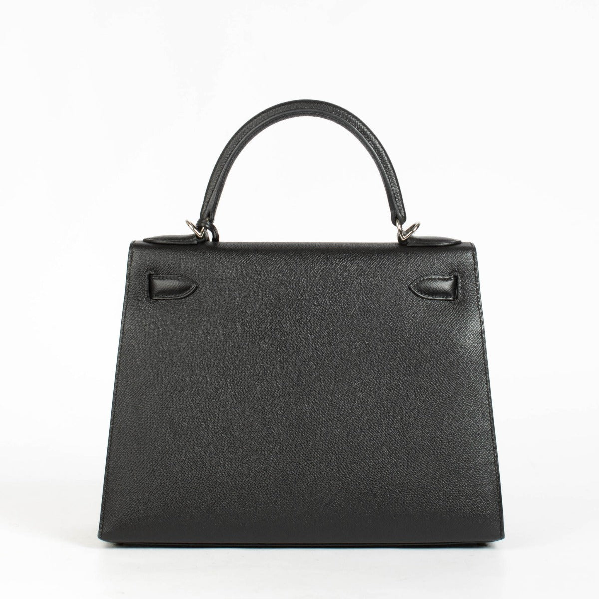 Authentic second hand Hermès Black Kelly 28 PHW on www.labellov.com