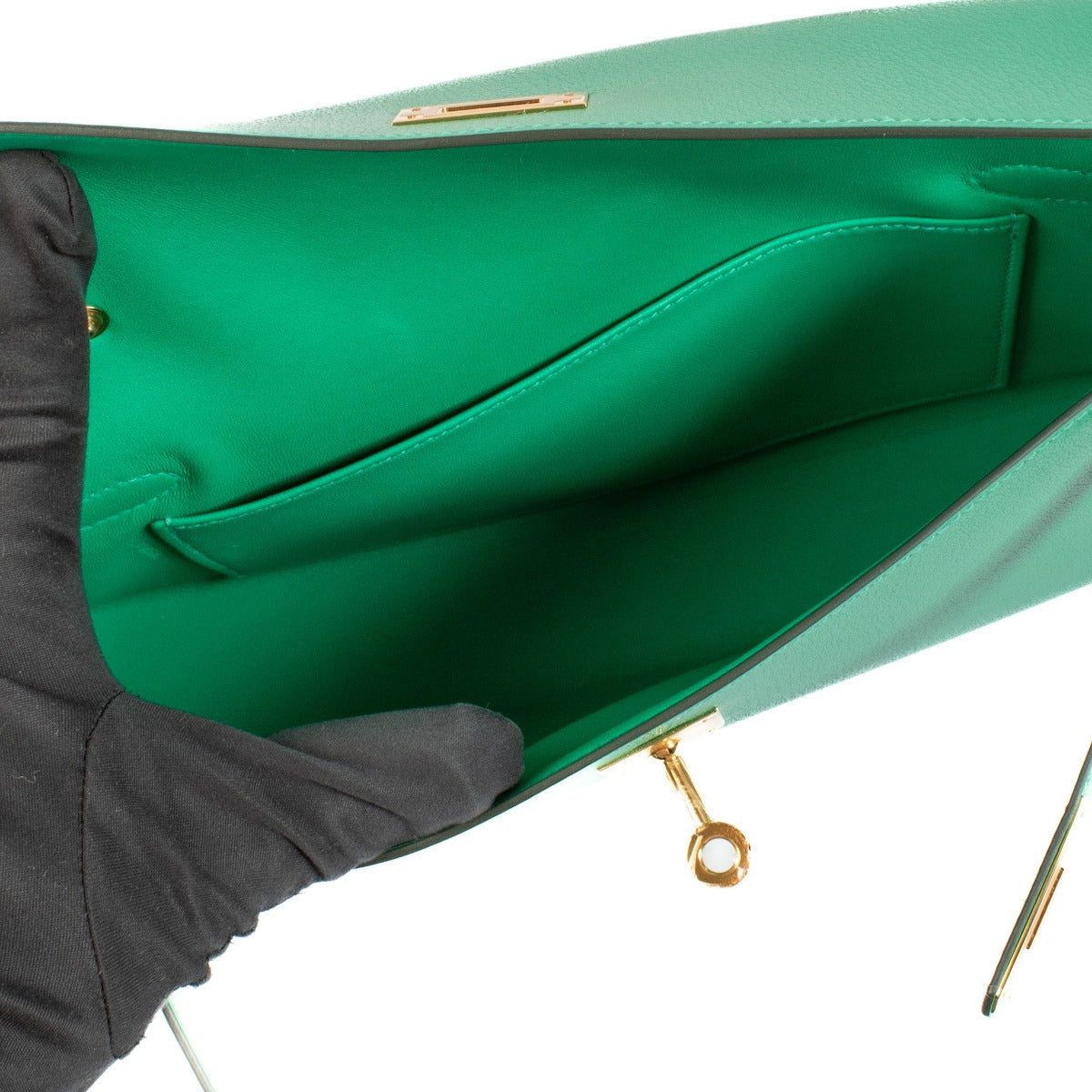 Hermès Kelly Elan Menthe Chèvre Chamkila GHW