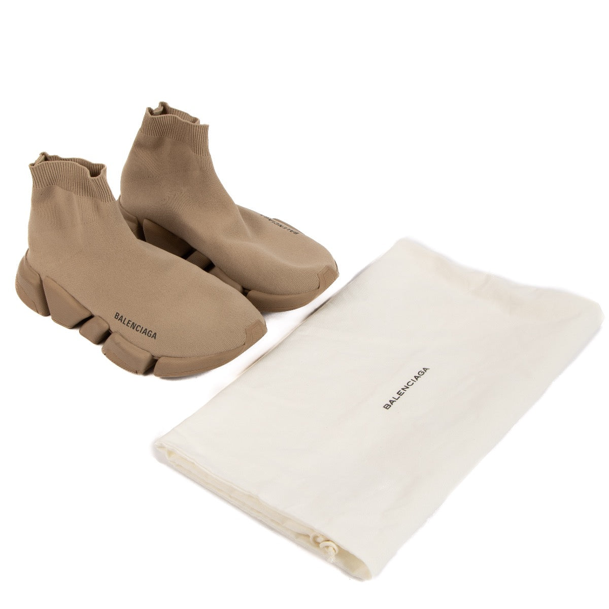 Shop 100% authentic second-hand Balenciaga Beige Speed 2.0 Sneakers - Size 39 on Labellov.com