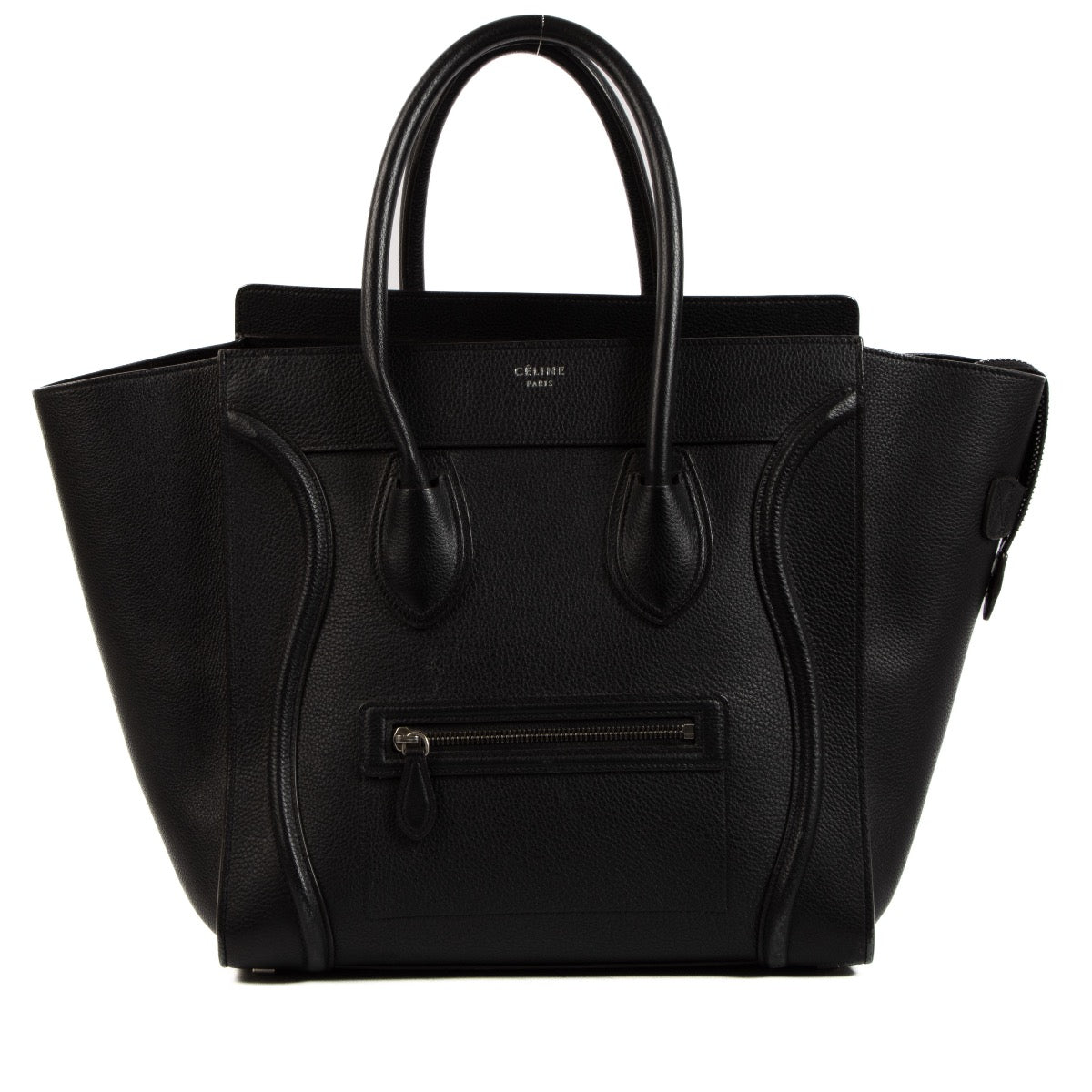 Shop 100% authentic second-hand Céline Black Leather Mini Luggage Bag on Labellov.com