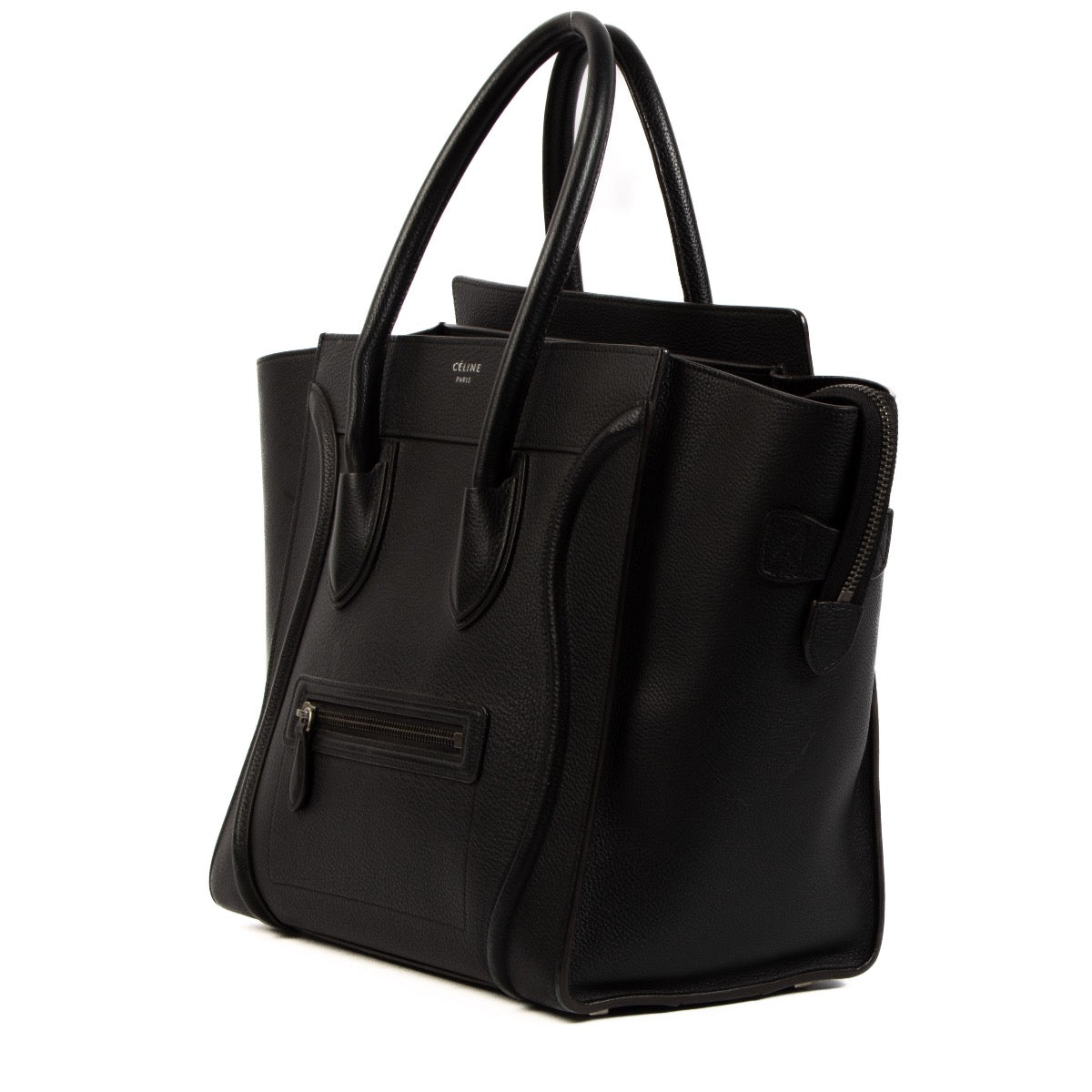 Shop 100% authentic second-hand Céline Black Leather Mini Luggage Bag on Labellov.com