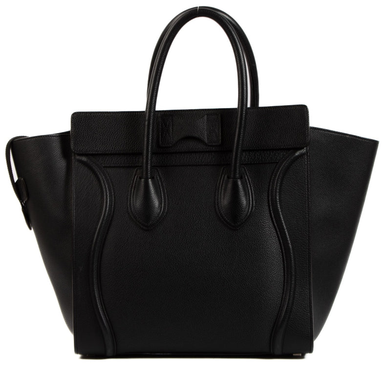Shop 100% authentic second-hand Céline Black Leather Mini Luggage Bag on Labellov.com