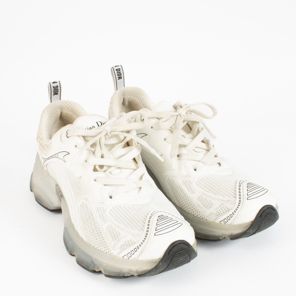 shop 100% authentic second hand Christian Dior White Vibe Sneakers - Size 39 on Labellov.com