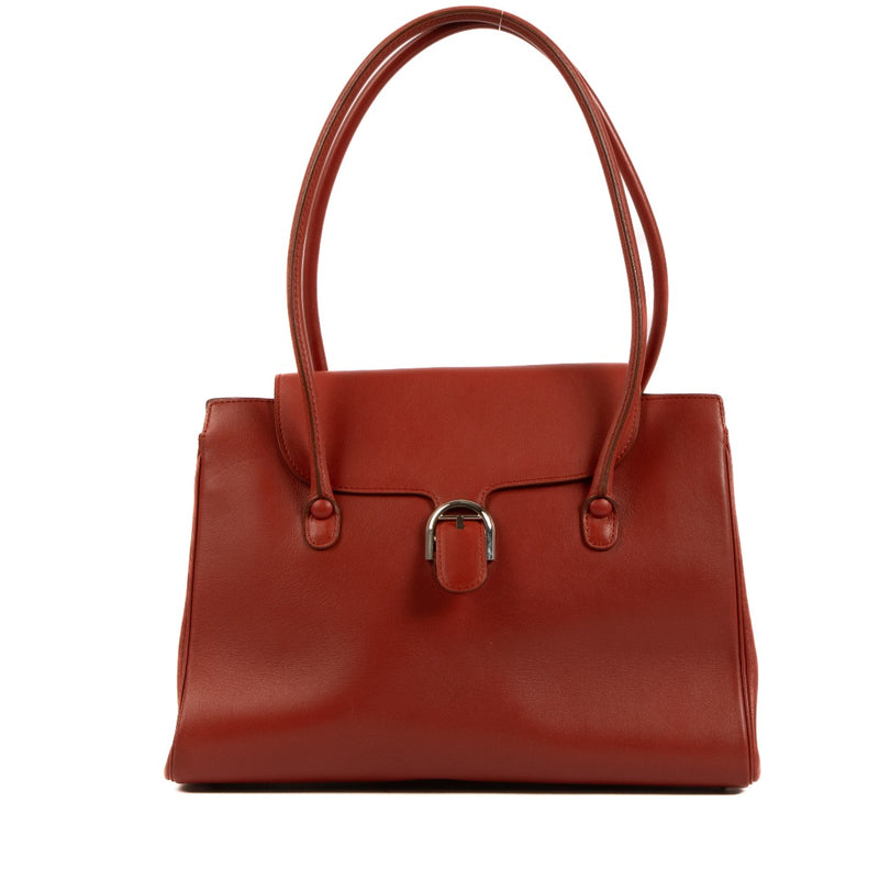 Delvaux Red Corvette Brillant Cabriolet PM