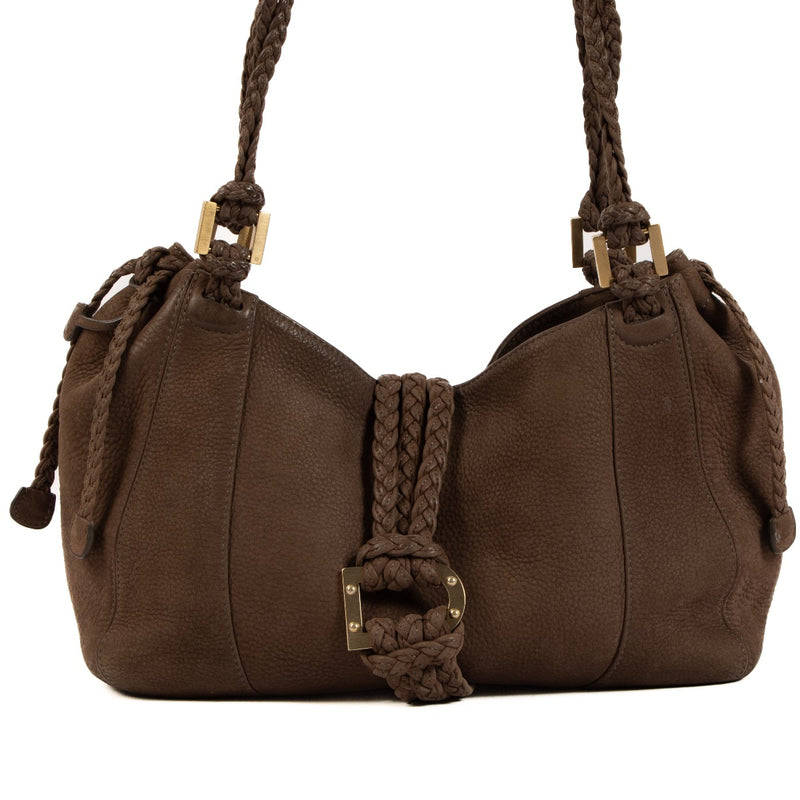 Shop 100% authentic second-hand Delvaux Brown Santiag Eugene PM Bag on Labellov.com