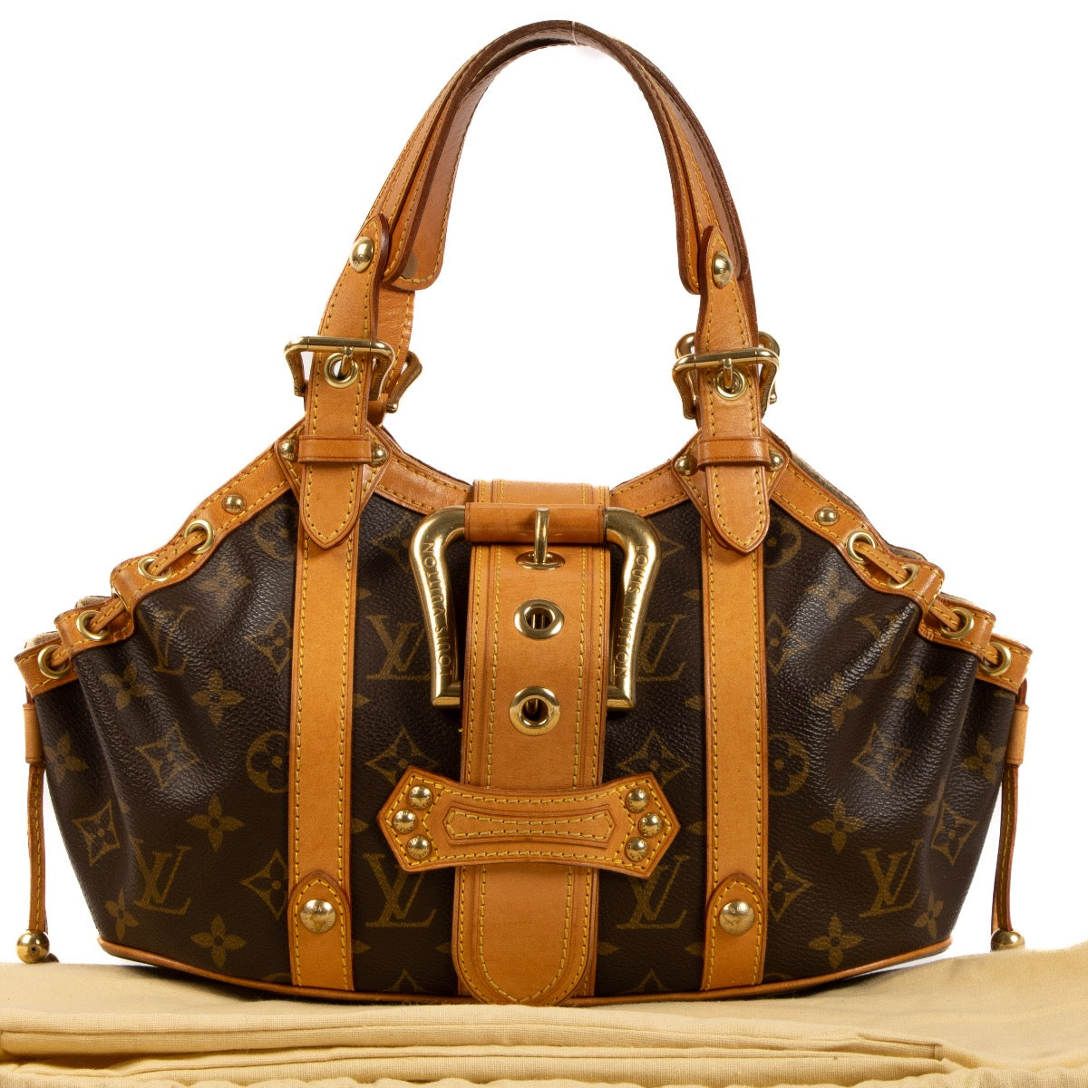 Shop 100% authentic second-hand Louis Vuitton Theda Canvas Monogram Top Handle on Labellov.com