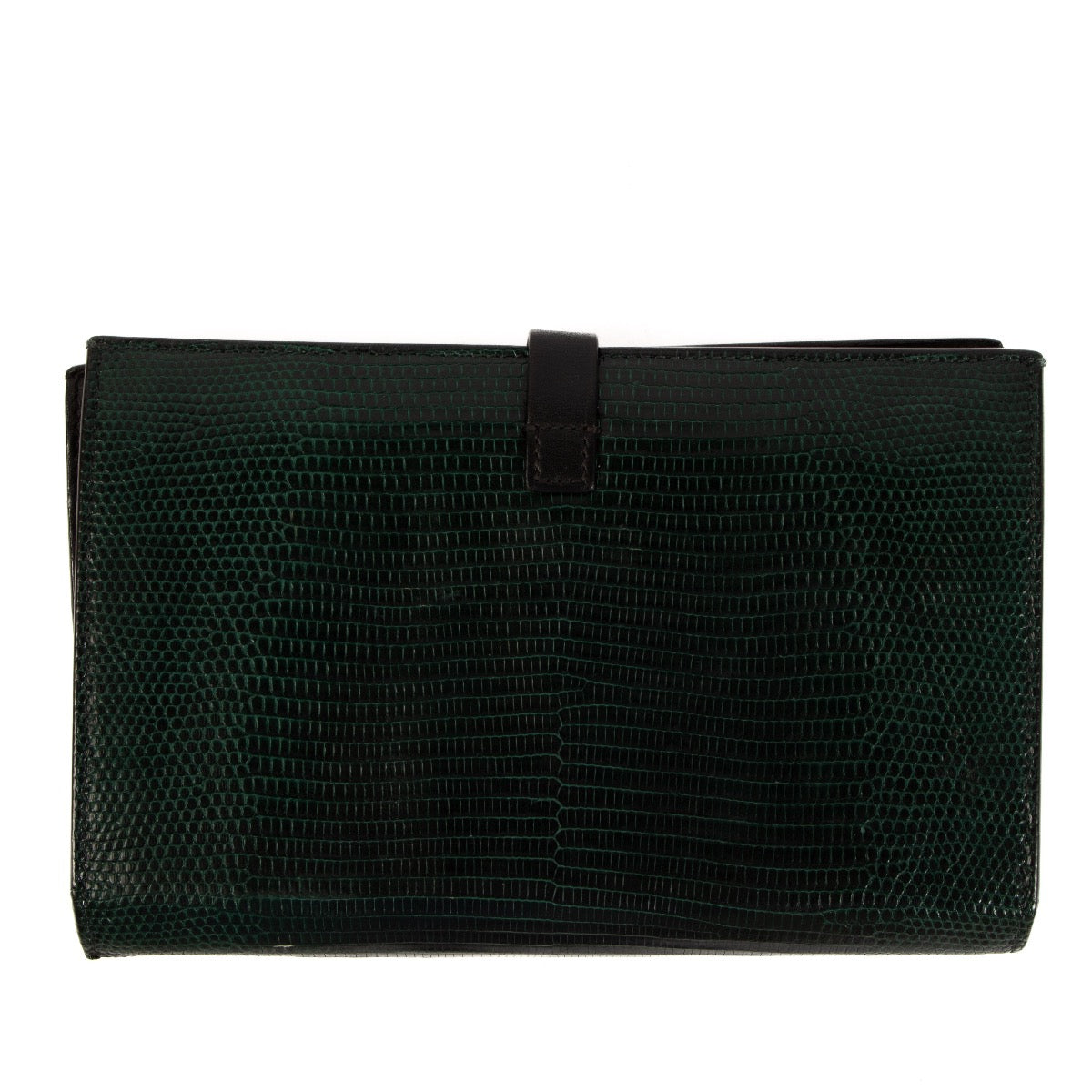 Shop 100% authentic second-hand Céline Green Lizard Strap Wallet on Labellov.com