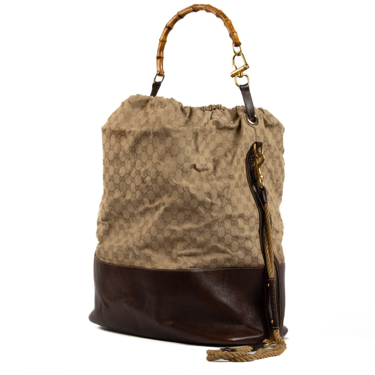 Shop 100% authentic second-hand Gucci GG Canvas XL Bucket Bag on Labellov.com