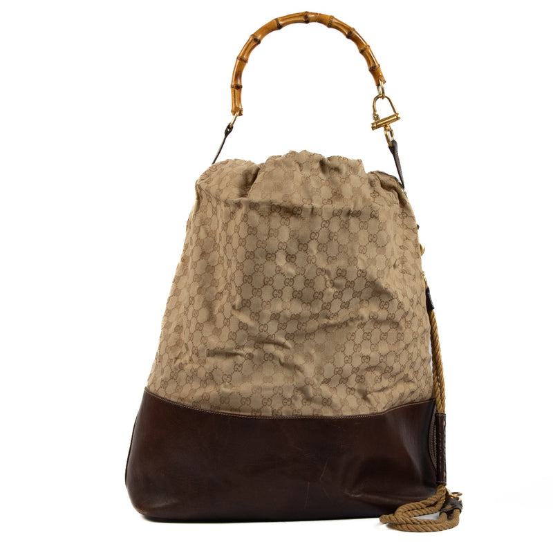 Shop 100% authentic second-hand Gucci GG Canvas XL Bucket Bag on Labellov.com