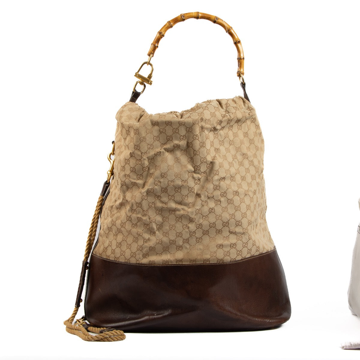 Shop 100% authentic second-hand Gucci GG Canvas XL Bucket Bag on Labellov.com