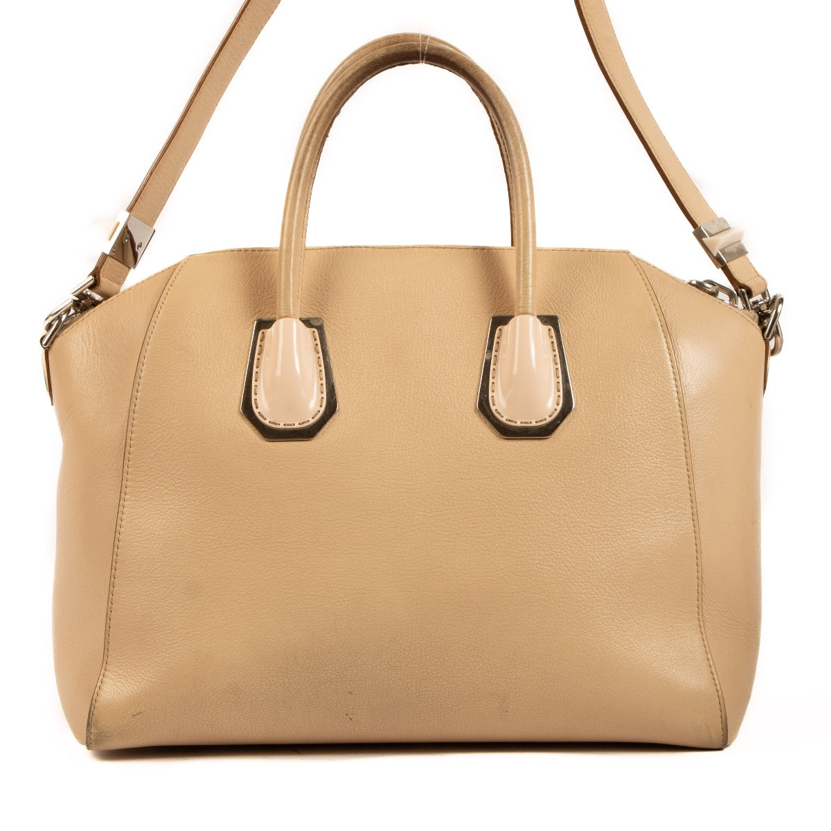 Shop 100% authentic second-hand Givenchy Beige Antigona Top Handle on Labellov.com