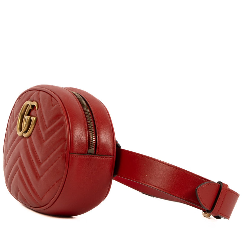 Shop 100% authentic second-hand Gucci Red Crossbody Marmont gg on Labellov.com