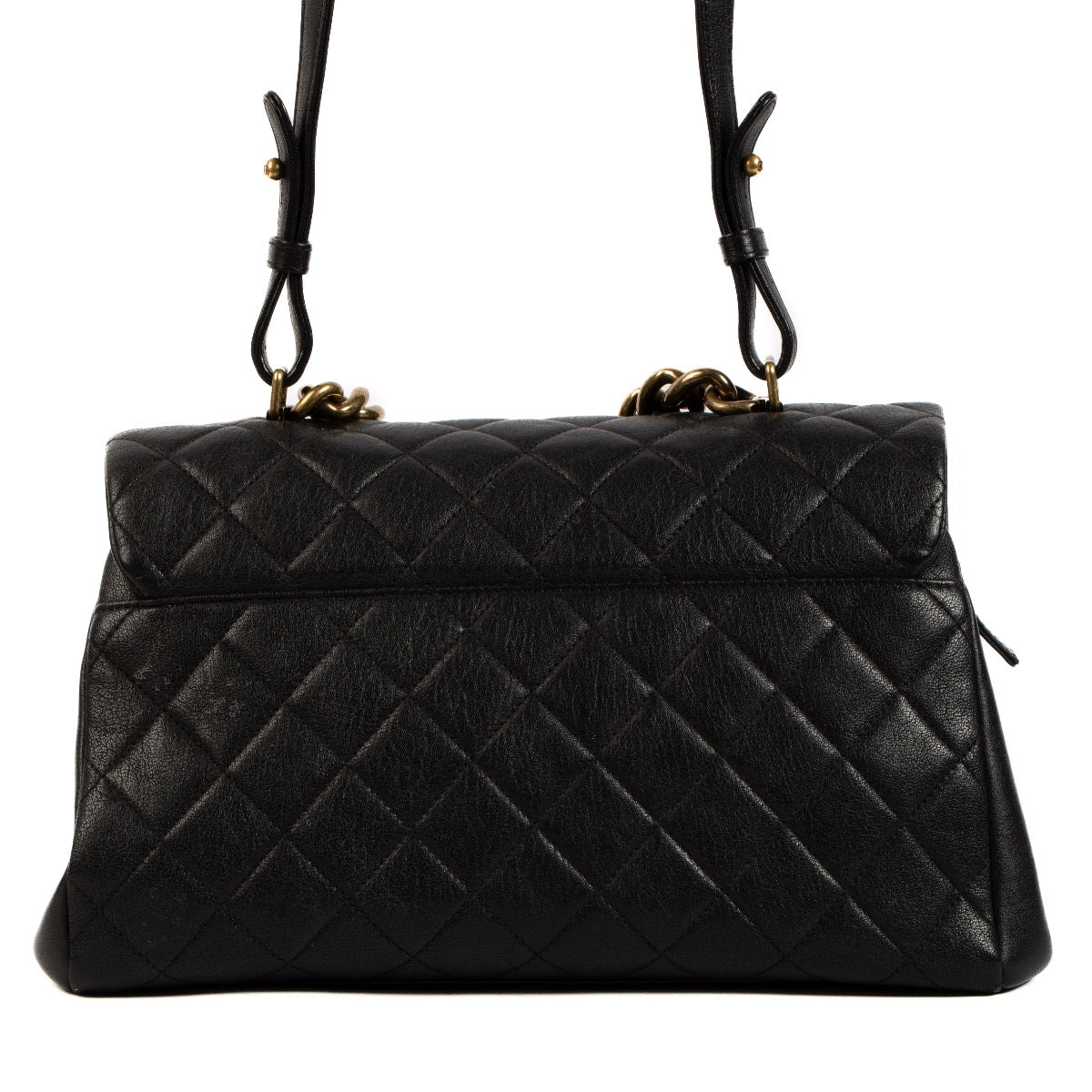 Shop 100% authentic second-hand Chanel Black Quilted Flap Shoulder bag on Labellov.com