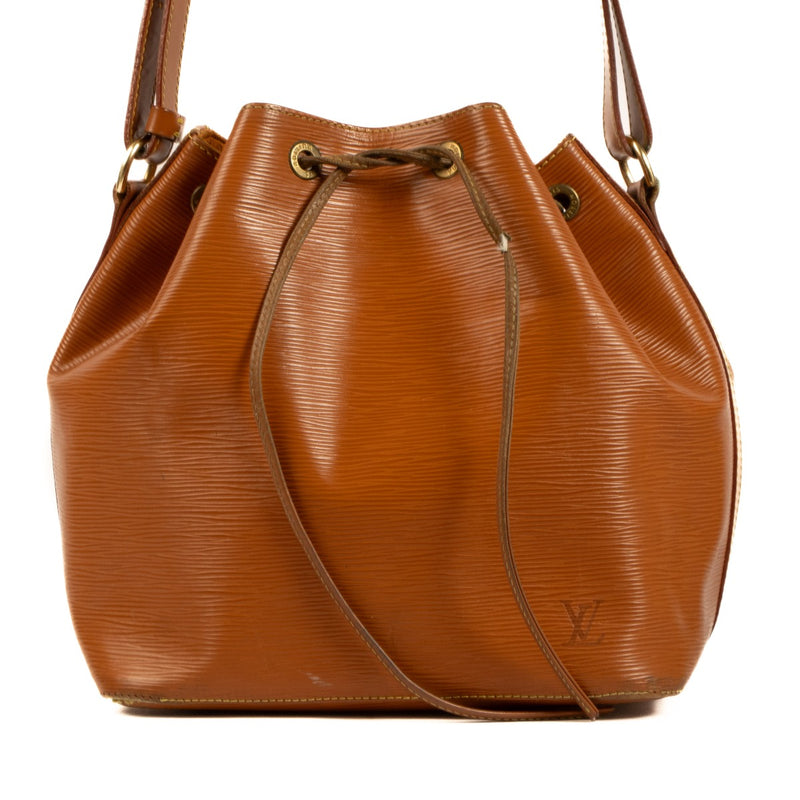 Louis Vuitton Cipango Gold Epi Leather Petit Noé Bag