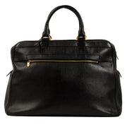 Shop safe online at Labellov in Antwerp this 100% authentic second hand Delvaux Black Leather Vintage Briefcase
