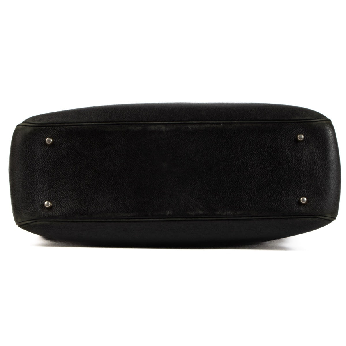 Shop safe online at Labellov in Antwerp this 100% authentic second hand Delvaux Black Leather Vintage Briefcase