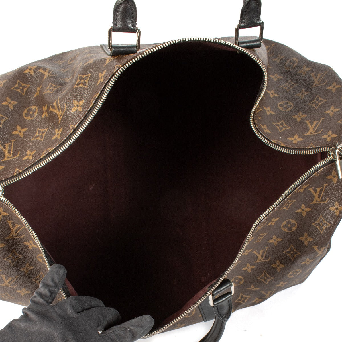 Sac Keepall Bandoulière 55 Monogram Macassar Louis Vuitton