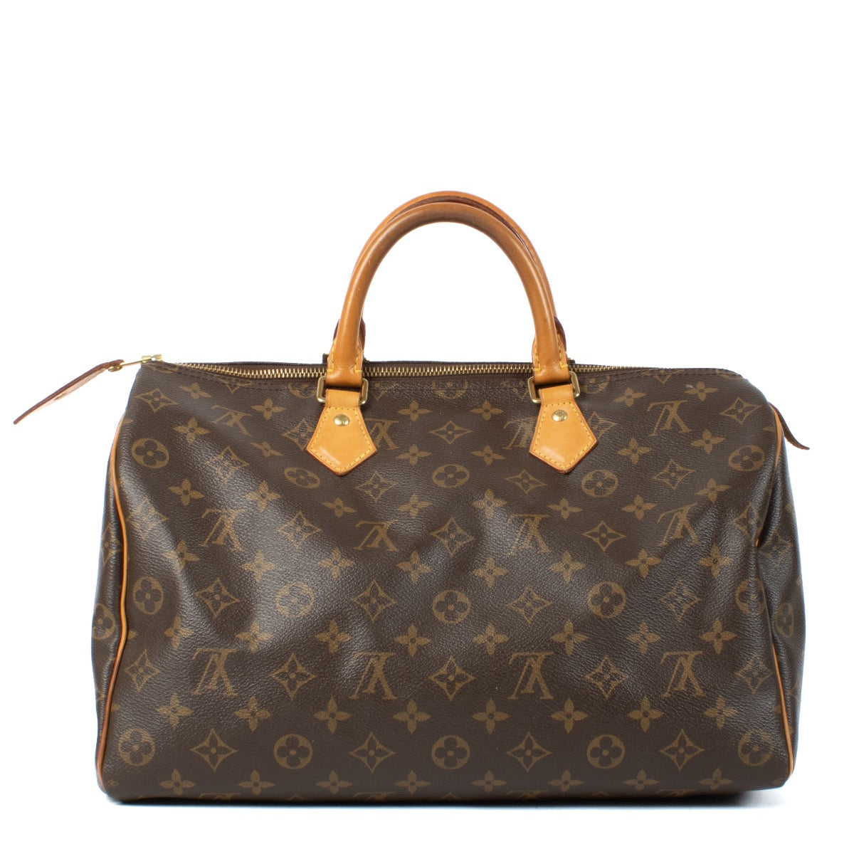 Shop Safe online at Labellov in Antwerp, Brussels and Knokke this 100% authentic second hand Louis Vuitton Monogram canvas speedy 35