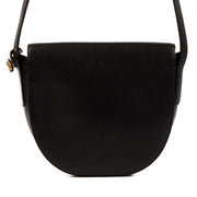 Shop safe online at Labellov this 100% authentic second hand Delvaux Black Leather Crossbody Bag