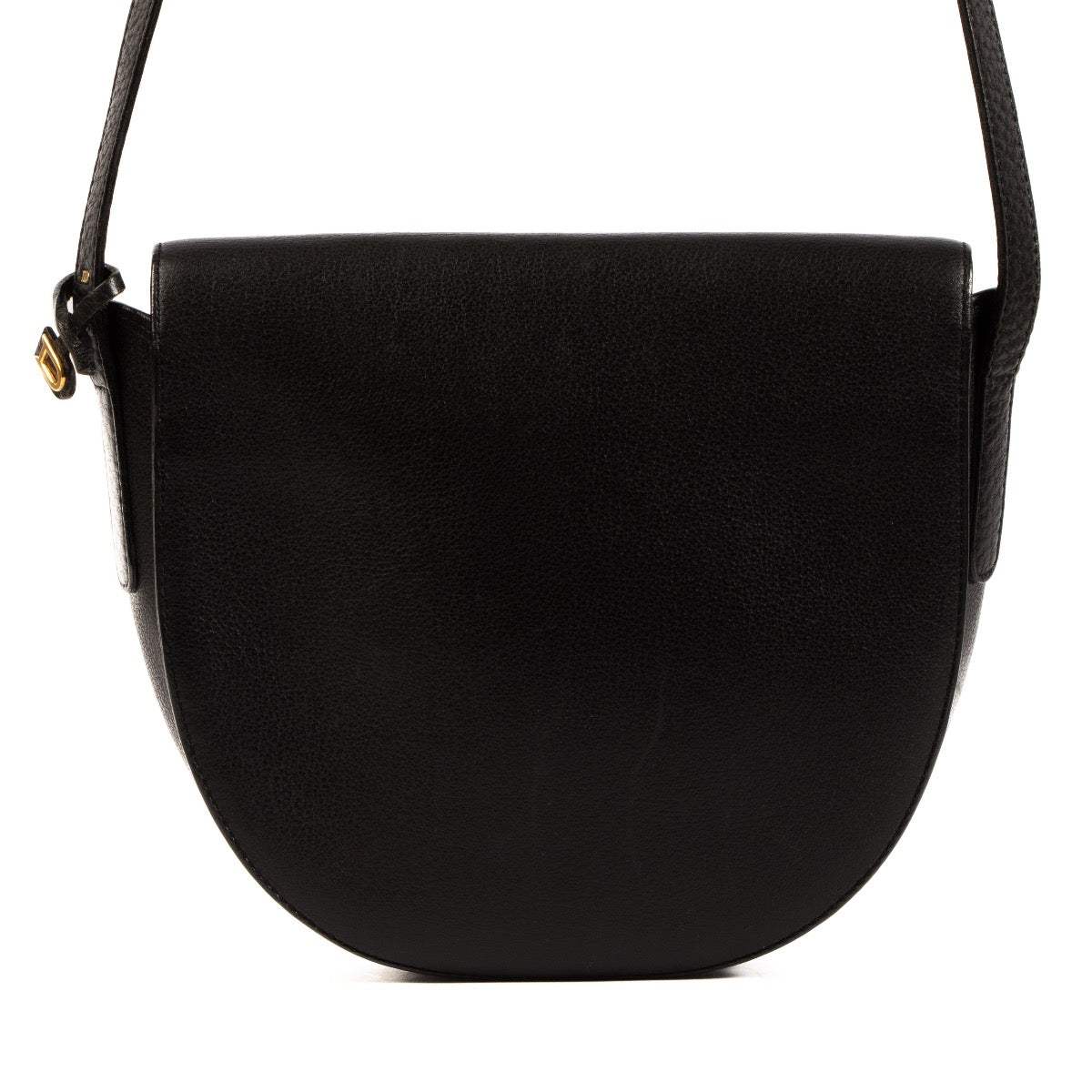 Shop safe online at Labellov this 100% authentic second hand Delvaux Black Leather Crossbody Bag