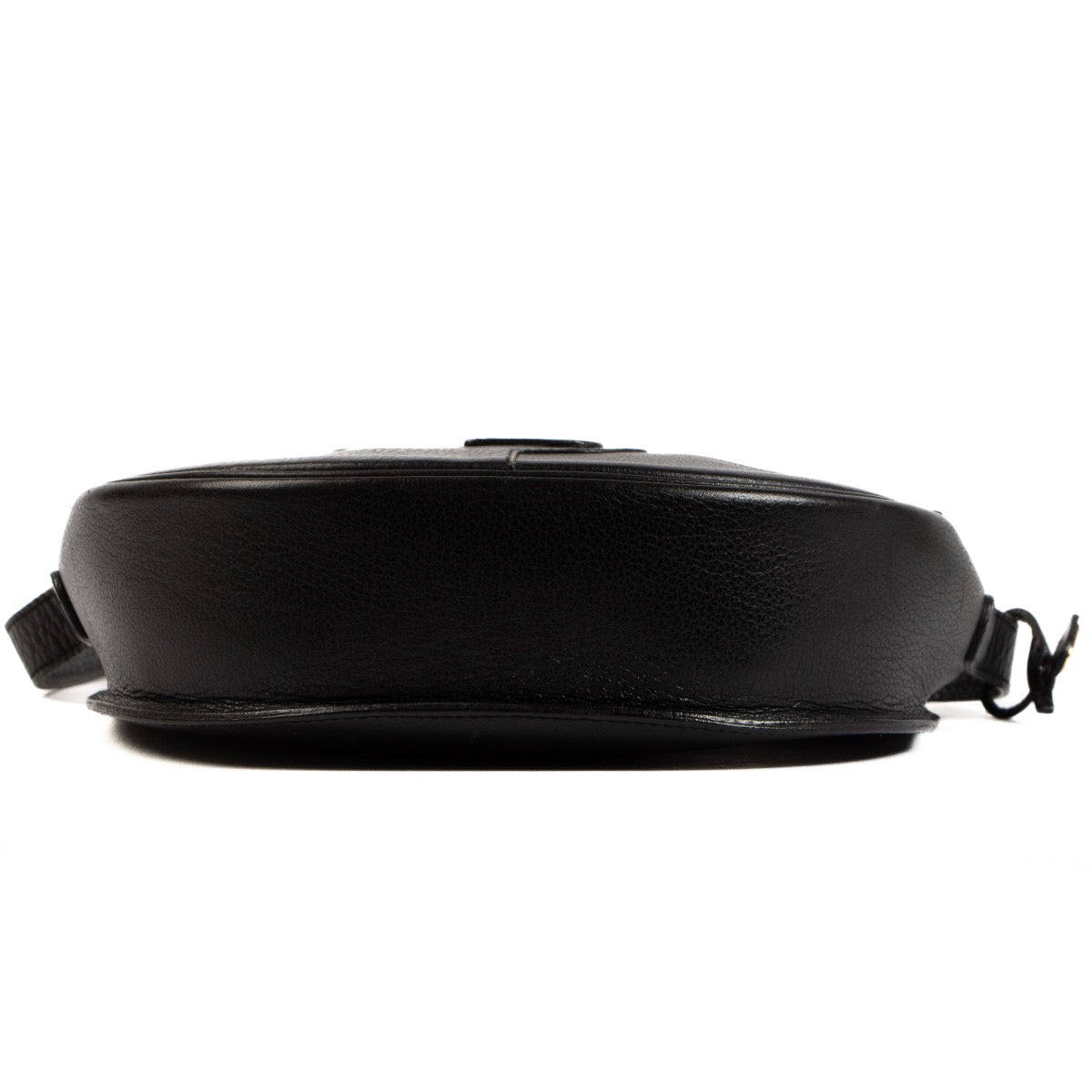 Shop safe online at Labellov this 100% authentic second hand Delvaux Black Leather Crossbody Bag