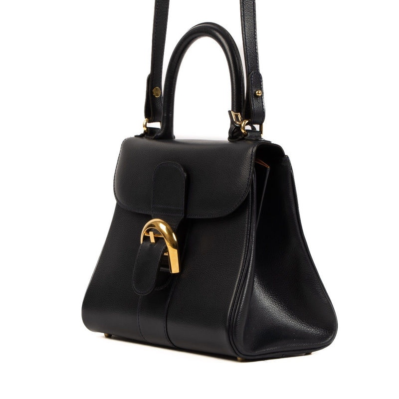 shop safe online Delvaux Navy Blue Jumping Brillant PM Hand Bag online tegen de beste prijs.