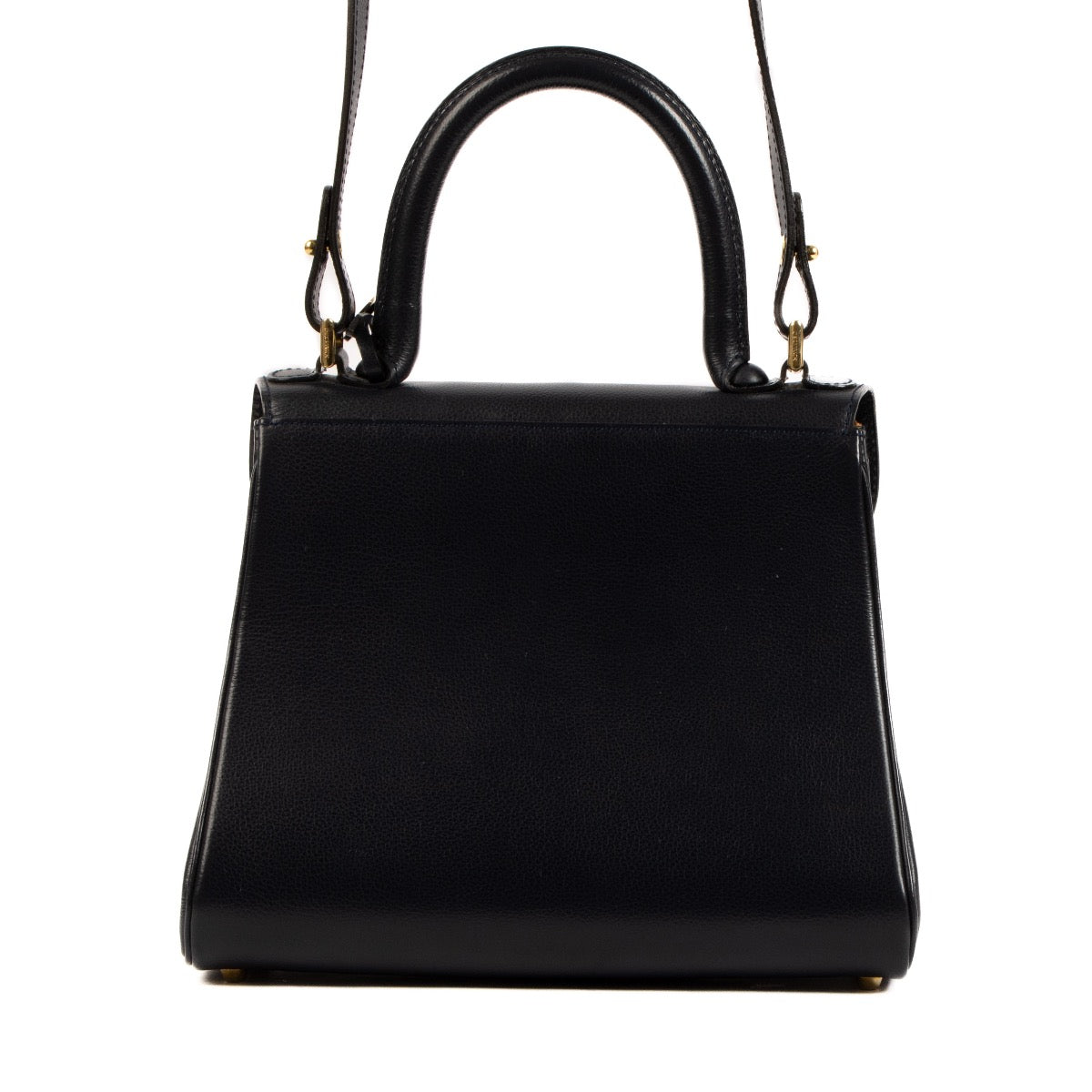 shop safe online Delvaux Navy Blue Jumping Brillant PM Hand Bag online tegen de beste prijs.