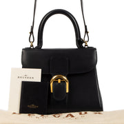 shop safe online Delvaux Navy Blue Jumping Brillant PM Hand Bag online tegen de beste prijs.
