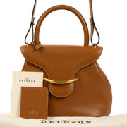 Shop vintage Delvaux Fauve Baltimore PM Top Handle Bag at Labellov