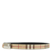 shop 100% authentic second hand Burberry Beige Check Belt - Size 100 on Labellov.com