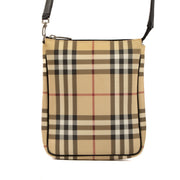 Burberry Vintage Check Coated Canvas Crossbody Bag