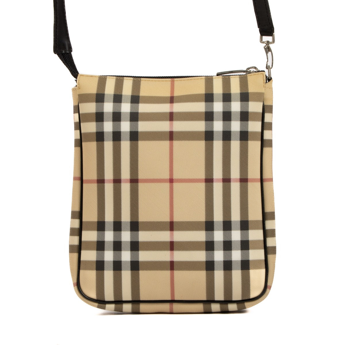 Burberry Vintage Check Coated Canvas Crossbody Bag