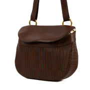 Shop 100% authentic second-hand Delvaux Brown Toile De Cuir Shoulder bag on Labellov.com