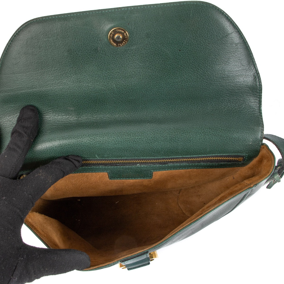 Shop 100% authentic second-hand Delvaux Green Crossbody on Labellov.com