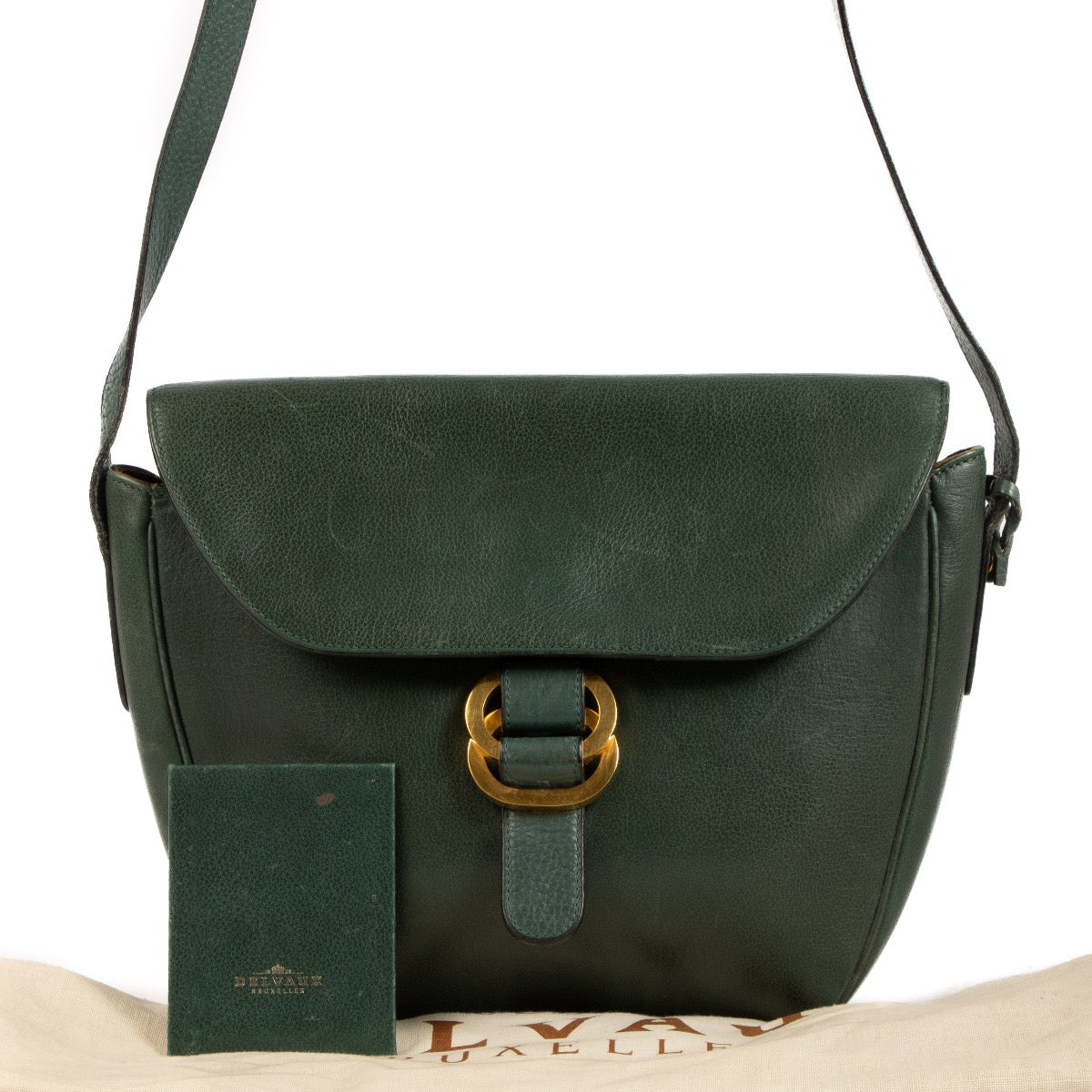 Shop 100% authentic second-hand Delvaux Green Crossbody on Labellov.com