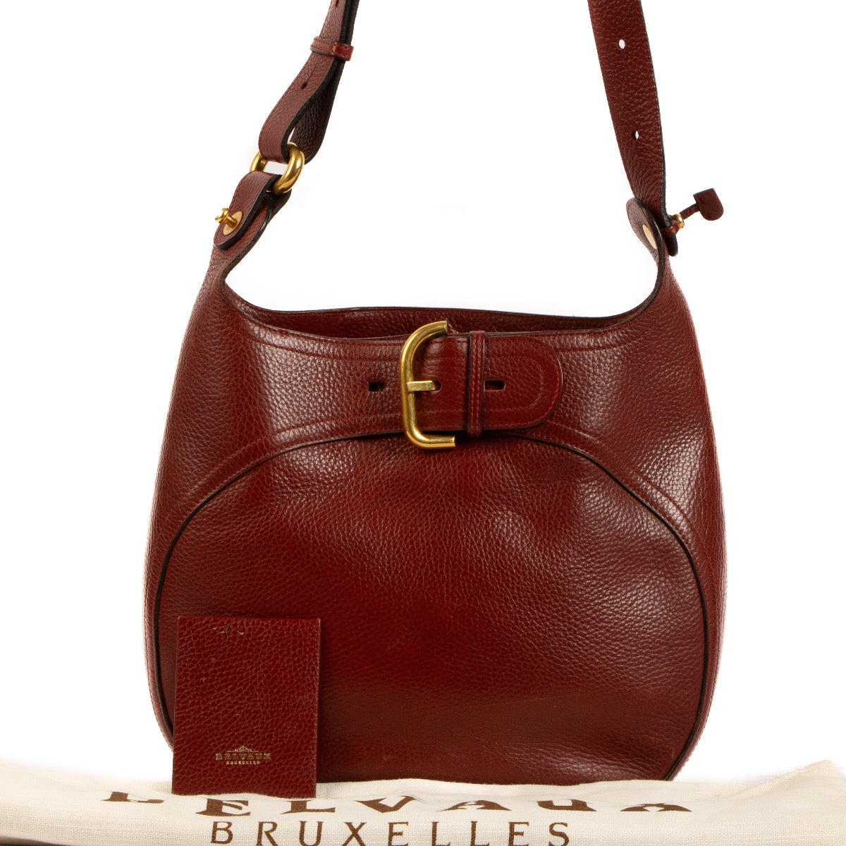 Shop 100% authentic second-hand Delvaux Souverain Red Shoulder Bag on Labellov.com
