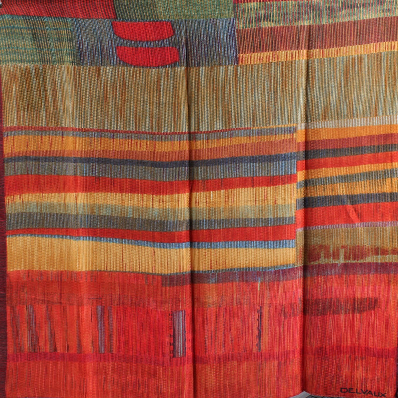 shop 100% authentic second hand Delvaux Multicolor Scarf on Labellov.com